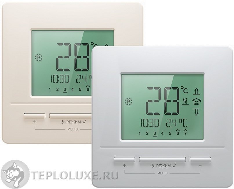 Купить "национальный комфорт" 721 терморегулятор для теплого пола кремовый недорого в Московской области с доставкой - Плиткин Дом