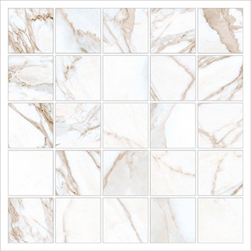 Marble Trend Мозаика K-1001/MR/m14/30,7x30,7 Calacatta