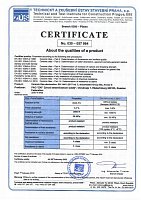 CERTIFICATE № 030 - 057 984. About the qualities of a product (ceramic tiles) EN 14411:2017 (Сертификат качества плитки керамической)